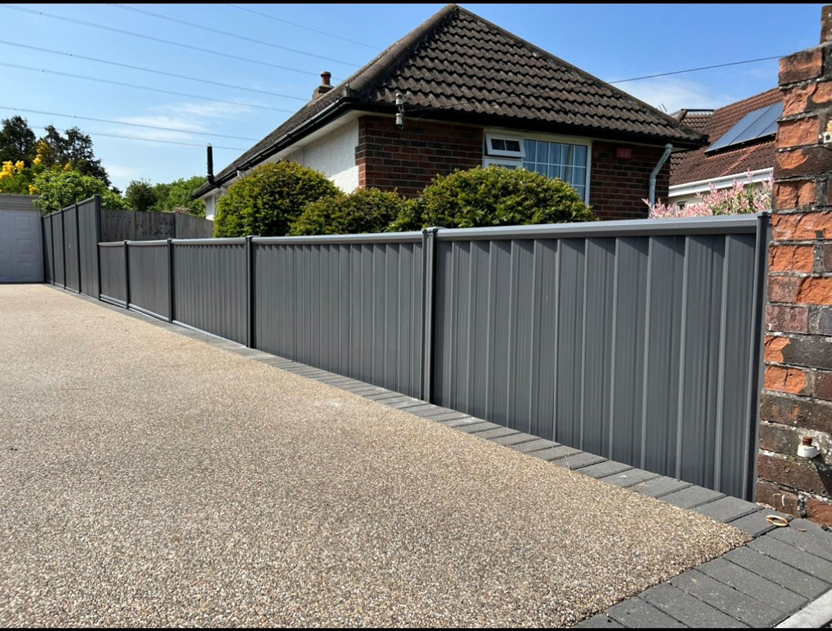 ColourFence Traditional Grey Plain 10