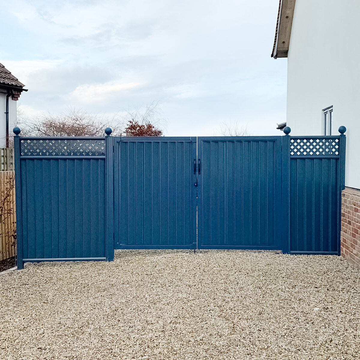ColourFence Deluxe Gate Blue 10